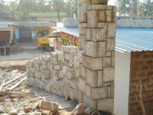 Stone compound wall (7) 